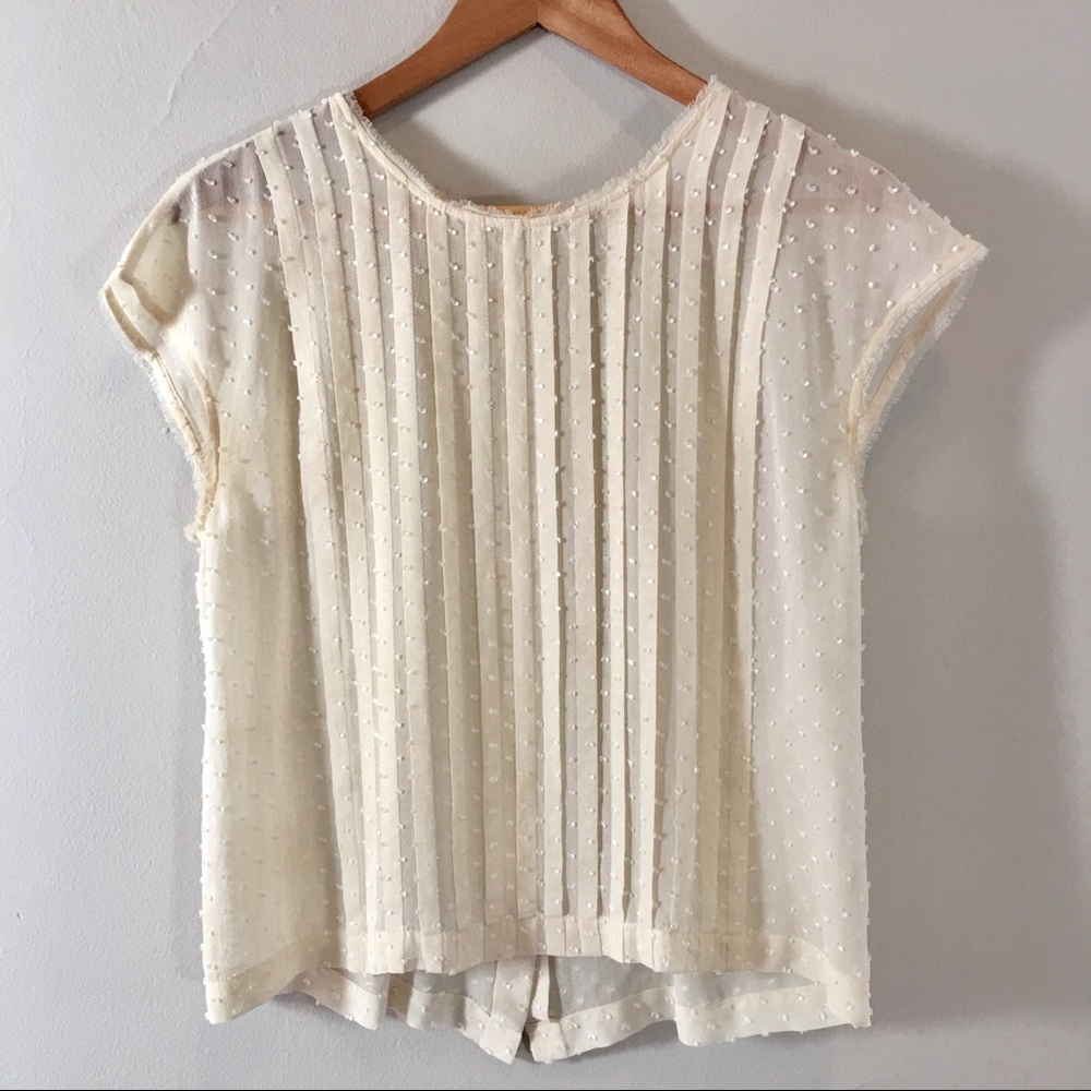 Madewell sheer blouse